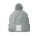 Ash-White - Back - Beechfield Unisex Adult Pom Pom Beanie