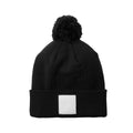 Black-White - Back - Beechfield Unisex Adult Pom Pom Beanie