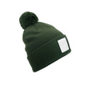 Olive Green - Front - Beechfield Unisex Adult Pom Pom Beanie