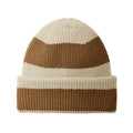 Vanilla-Biscuit - Back - Beechfield Unisex Adult Colour Block Beanie