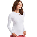 White - Side - Onna Womens-Ladies Unstoppable Fresh Underscrub Base Layer Top