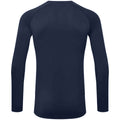 Heather Navy - Back - Onna Mens Unstoppable Fresh Underscrub Base Layer Top