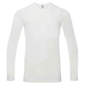 White - Front - Onna Mens Unstoppable Fresh Underscrub Base Layer Top