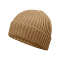 Biscuit - Back - Beechfield Childrens-Kids Organic Cotton Beanie