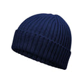 Oxford Navy - Back - Beechfield Childrens-Kids Organic Cotton Beanie