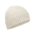 Almond - Front - Beechfield Childrens-Kids Organic Cotton Beanie