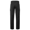 Black - Back - Premium Unisex Adult Stretch Work Cargo Trousers