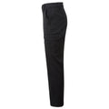 Black - Side - Premium Unisex Adult Stretch Work Cargo Trousers