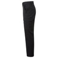 Black - Side - Premier Unisex Adult Premier Stretchchecker Cargo Trousers