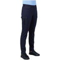 Navy - Front - Brook Taverner Womens-Ladies Nantes Tailored Cargo Trousers