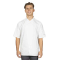 White - Front - ADC Unisex Adult Asymmetric Chef Jacket