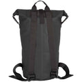 Black - Back - Kimood Plain Waterproof Backpack