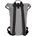 Light Grey - Back - Kimood Plain Waterproof Backpack