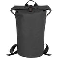 Black - Front - Kimood Plain Waterproof Backpack