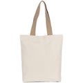 Ecume-Hemp - Front - Kimood Recycled Flat Base Tote Bag