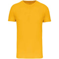 Yellow - Front - Kariban Mens BIO150IC Crew Neck T-Shirt