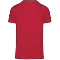 Red - Back - Kariban Mens BIO150IC Crew Neck T-Shirt