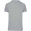 Snow Grey - Back - Kariban Mens BIO150IC Crew Neck T-Shirt