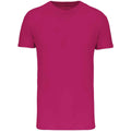 Fuchsia - Front - Kariban Mens BIO150IC Crew Neck T-Shirt