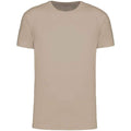 Light Sand - Front - Kariban Mens BIO150IC Crew Neck T-Shirt