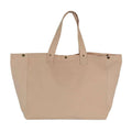 Nude Peach - Front - Kimood Washed Cotton Shopper Bag