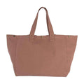 Santal Brown - Front - Kimood Washed Cotton Shopper Bag