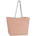 Light Peach - Front - Kimood Washed Cotton Tote Bag