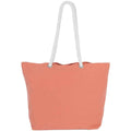 Tawny Orange - Front - Kimood Washed Cotton Tote Bag