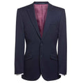 Navy - Front - Brook Taverner Mens Eclipse Phoenix Suit Jacket