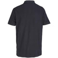 Black - Back - SOLS Unisex Adult Pacific Pique Twin Needle Stitch Polo Shirt