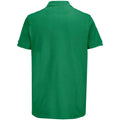 Kelly Green - Back - SOLS Unisex Adult Pacific Pique Twin Needle Stitch Polo Shirt