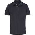 Black - Front - SOLS Unisex Adult Pacific Pique Twin Needle Stitch Polo Shirt