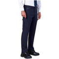 Navy - Front - Brook Taverner Mens Tours Tailored Cargo Trousers