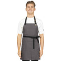 Storm Grey - Front - Dennys Canvas Front Slit Bib Apron