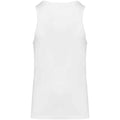 White - Back - Kariban Mens Plain Eco Friendly Tank Top