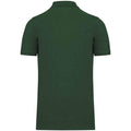 Forest Green - Back - Kariban Mens Pique Organic Polo Shirt