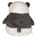 Grey-White - Back - Mumbles Zippie Panda Plush Toy