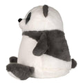 Grey-White - Side - Mumbles Zippie Panda Plush Toy