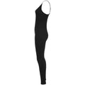 Black - Side - Tombo Womens-Ladies Plain Unitard