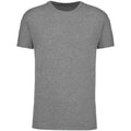 Grey - Front - Kariban Mens BIO150IC Heather T-Shirt