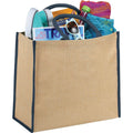 Natural-Navy - Side - Bullet The Large Jute Tote