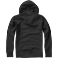 Anthracite - Back - Elevate Mens Arora Hooded Full Zip Sweater