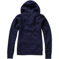 Navy - Back - Elevate Womens-Ladies Arora Hooded Full Zip Sweater