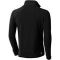 Solid Black - Back - Elevate Mens Brossard Micro Fleece