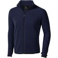 Navy - Front - Elevate Mens Brossard Micro Fleece