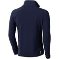 Navy - Back - Elevate Mens Brossard Micro Fleece