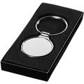 Silver - Back - Bullet Orlene Round Key Chain