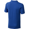 Blue - Back - Elevate Mens Calgary Short Sleeve Polo (Pack of 2)