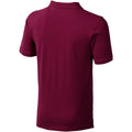 Burgundy - Back - Elevate Mens Calgary Short Sleeve Polo (Pack of 2)