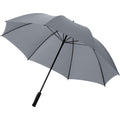 Grey - Front - Bullet 30in Yfke Storm Umbrella (Pack Of 2)